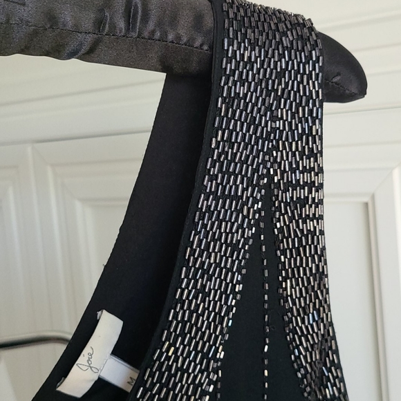 Joie beaded silk chiffon v-neck sleeveless top - Picture 4 of 11